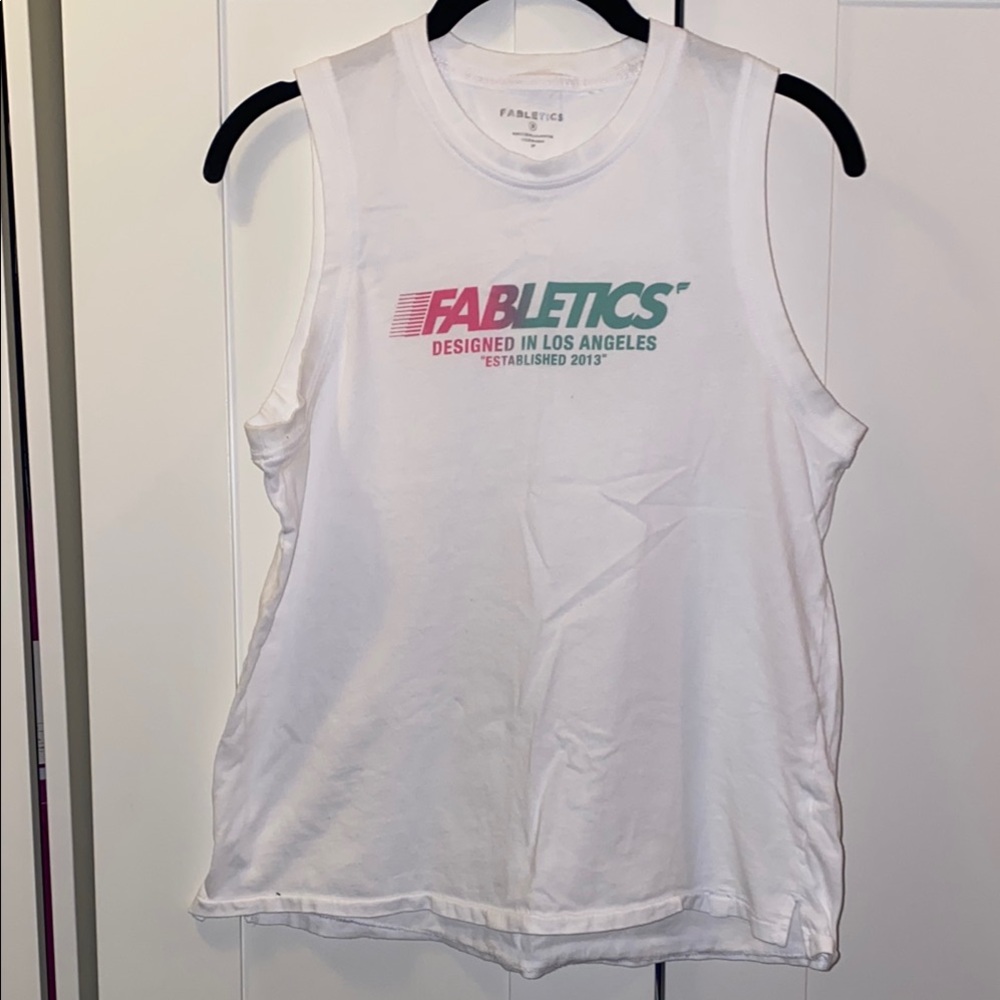 Fabletics White Sleeveless Top